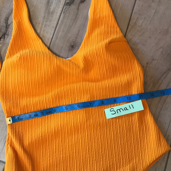 One Piece Swimsuit In White,Red,Mustard,or Black - Picture 14 of 17